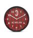 Seven A.C. Milan Quartz wandklok met continu uurwerk, officieel product, cadeau-idee voor kinderen en volwassenen