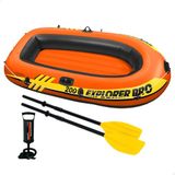 Intex Explorer Pro 200 Set - Opblaasboot - 196 x 102 x 33 cm - Inclusief peddels en pomp