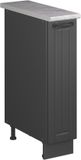 Vicco Apotheekkast Fame-Line, Donkergrijs/Antraciet, 20 cm, WB Marmer