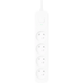 BlueBuilt Stekkerdoos 4-voudig 3 meter Wit