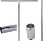 STRIKER Gravis Stuntstep Bar Raw Aluminium Zilver