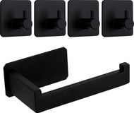 Unyqoos Porte-rouleau de papier toilette - Noir