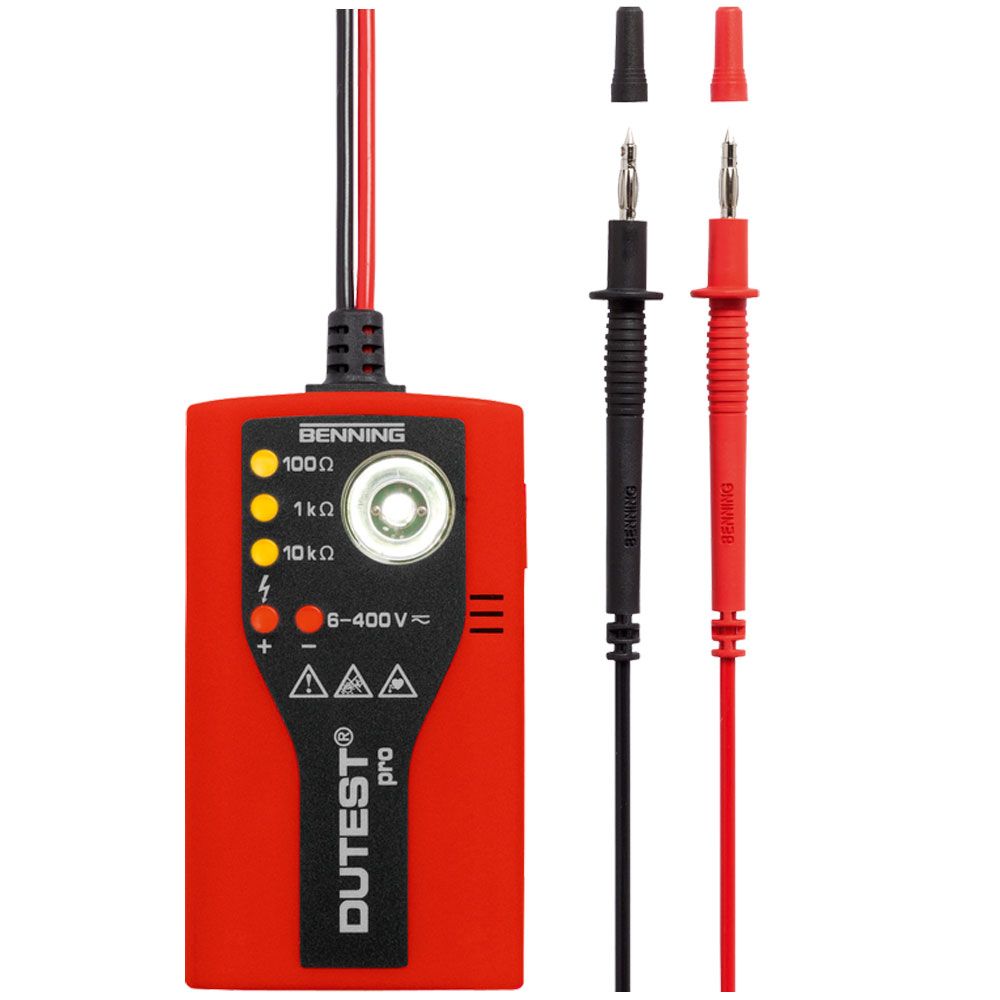 Benning DUTEST pro Multimeter - Zwart/Rood