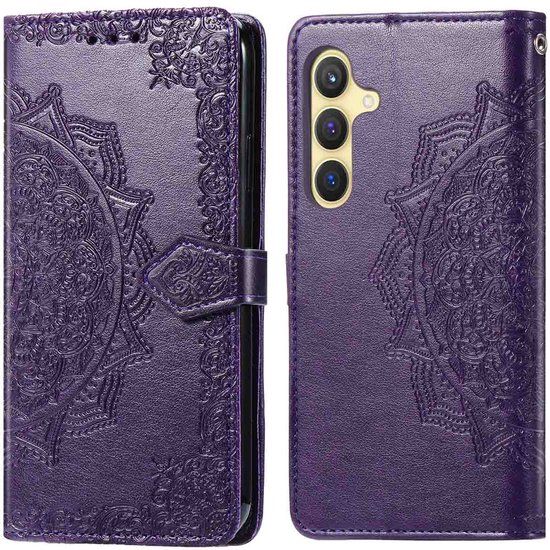 imoshion Mandala Bookcase Paars Samsung Galaxy S24 / S25