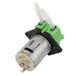 Yosoo Health Gear Pompe péristaltique 12 V Pompe doseuse à haut débit Pompe péristaltique auto-amorçante pour aquarium, laboratoire, analyse chimique (vert)