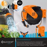 Kesser Wandslangenbox slanghaspel met automatische tuinslanghaspel 15m