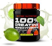 Scitec Nutrition 100% Créatine Monohydrate (300 gram - Menthe/Citron vert)