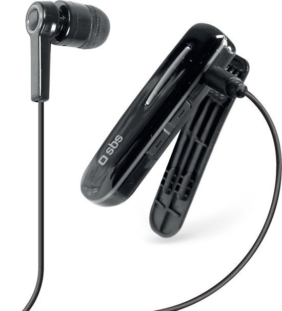 Sbs Draadloze Headset Voor Iphone Android-Telefoons Met Bluetooth-Clip
