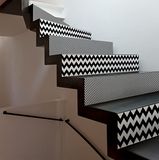 Ambiance Sticker Stickers voor trap, tegels, trap, zelfklevend, voor trap, cementtegels, 2 stroken van 15 cm x 105 cm