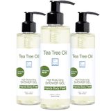 Douchegel, badzeep en shampoo (lichaam, gezicht en haar) Bestrijdt lichaamsgeuren. Zuivert, ontgift en reinigt de huid diep - 3 x 200 ml