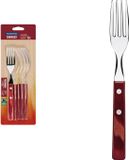 Tramontina Churrasco Steakvorkenset Gaucho - 6-Delig - Bruin