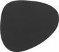 LIND DNA Sous-verre Nupo - Cuir - Noir - 13 x 11 cm