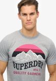 Superdry Classic Great Outdoors Relaxed T-shirt Heren Lichtgrijs S