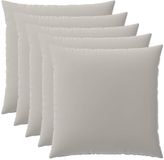 vidaXL - Kussensloop - 6 stuks - HEERLEN - Grijs - 80 x 80 cm - Polyester