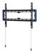B-Tech Elements Fixe 600 Plat 2,03 m (80") Mur Noir, Bleu