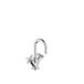 Dornbracht Robinet de lavabo TARA, 1 trou, avec bonde, bec 100mm, chrome