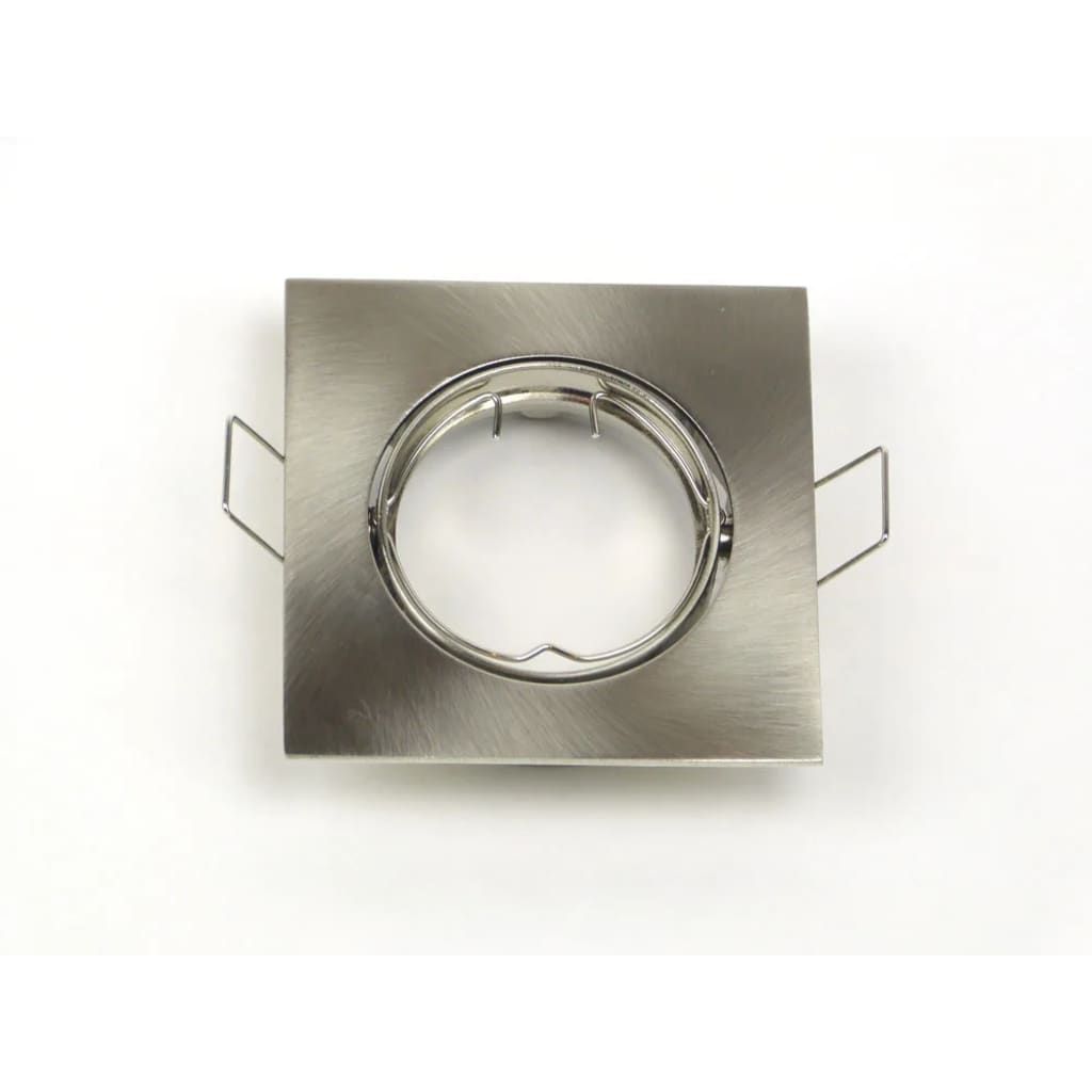 Groenovatie Inbouwspot Vierkant Kantelbaar Aluminium GU10 Fitting - Rvs