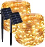 lumisky Set van 2 lichtsnoeren op zonne-energie 200LED SKINNY