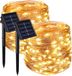 lumisky Set van 2 lichtsnoeren op zonne-energie 200LED SKINNY