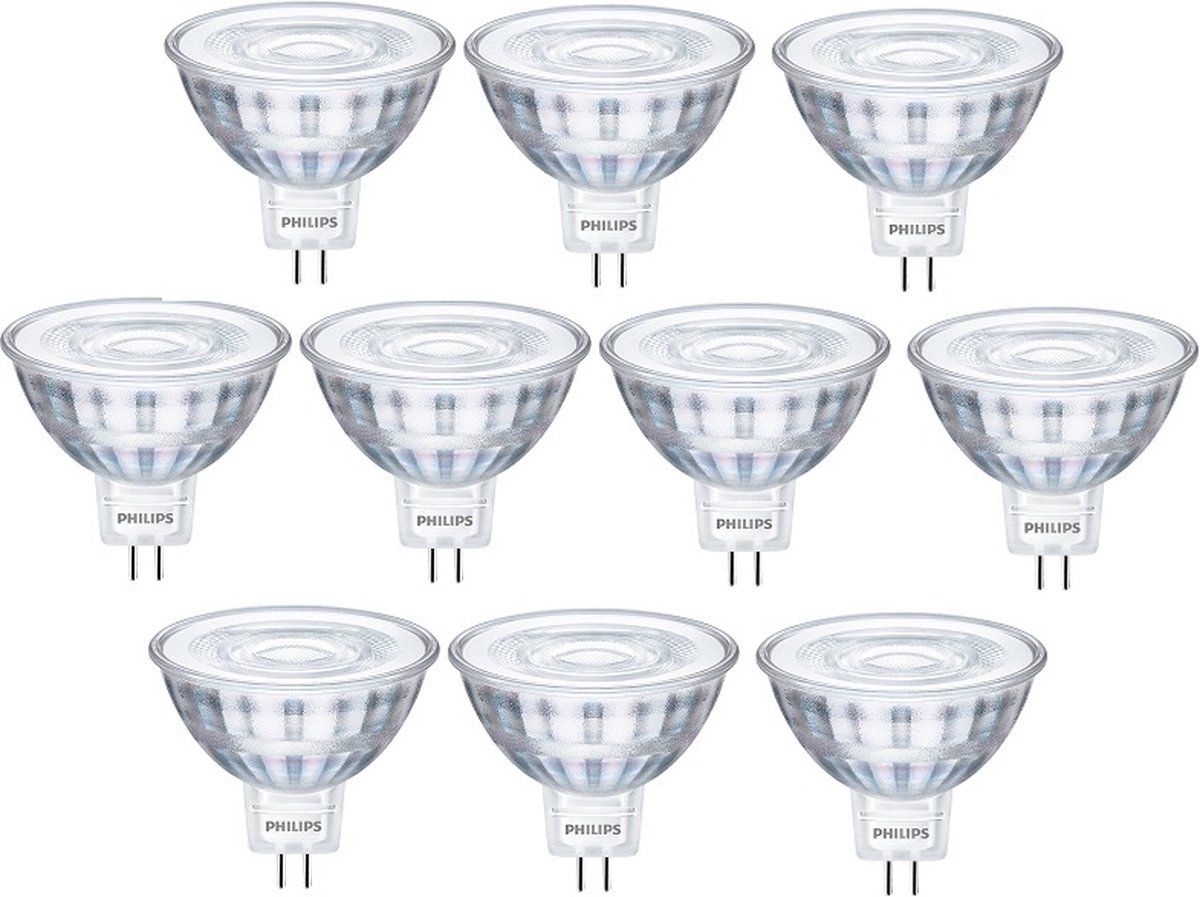Philips 10x LED GU10 4.9W/830 120º - Niet dimbaar