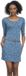 Ragwear Bloemmotief robe femme Tanya aqua