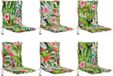 VidaXL 6-delige hoogrug kussen gemert 6 pcs 100% polyester meerkleurig