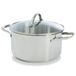 BK Purity Vleespan 16 cm met glazen deksel