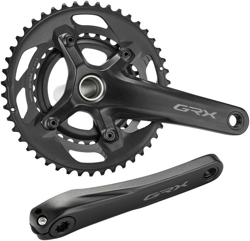 Shimano GRX FC-RX600 Crankset - 2x11 - 46/30T - Black