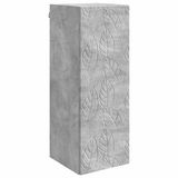 vidaXL Wandkast 33 x 34,5 x 90 cm Bewerkt hout Betongrijs