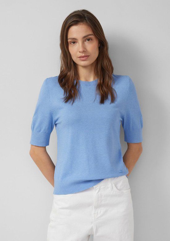 s.Oliver Strickpullover lichtblauw