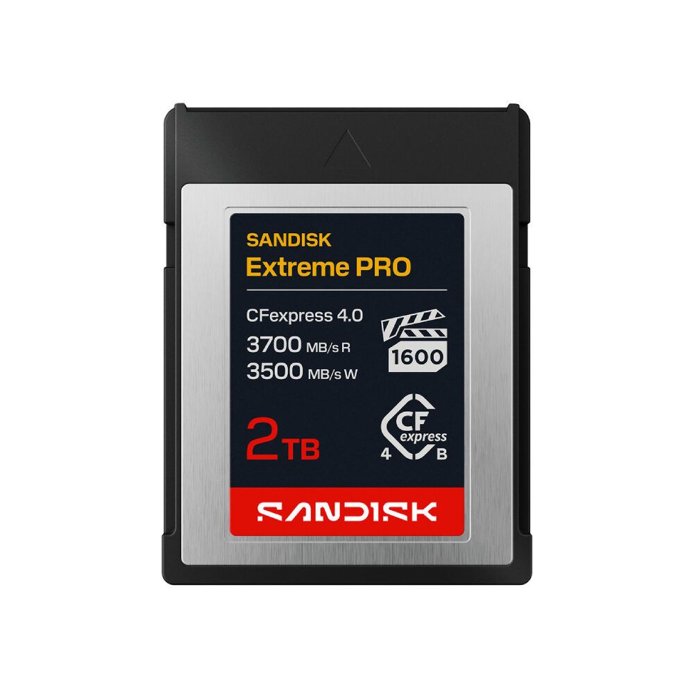 SanDisk 2TB CFexpress Type B Extreme Pro 4.0 geheugenkaart