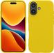 kwmobile hoesje geschikt voor Apple iPhone 17 - Back cover in stralend geel