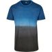 Urban Classics Dip Dyed Tee T-shirt zwart-blauw S 100% katoen Basics, Street wear
