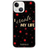 ERT GROUP mobiel telefoonhoesje voor Apple iPhone 13 MINI origineel en officieel erkend Babaco patroon Positive vibes 002