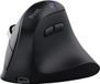 Trust Vyran - Ergonomische Muis - Draadloos - Verticaal - Hyperscrollwiel - Multi-device - Zwart