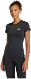Adidas Power Essentials Workout Contour T-shirt Korte Mouwen Zwart L Vrouw