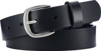 Playshoes Leren Riem Zwart Maat 55