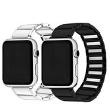 DrPhone MSB Magnetische Stalen RVS Band – Magnetische Sluiting - Geschikt voor iOS Smartwatch 7 41mm - Zwart