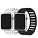 DrPhone MSB Magnetische Stalen RVS Band – Magnetische Sluiting - Geschikt voor iOS Smartwatch 7 41mm - Zwart
