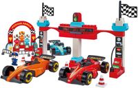 Ecoiffier Abrick Bouwblokken Formule 1 Grand Prix met 3 Voertuigen