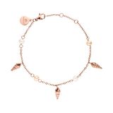PURELEI Armband Akala Goud met Parels 19 cm