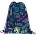 Grafoplás Rugzak met koorden, 36 x 47 cm, buitenvak met ritssluitingen, pop-up-design, perfect voor extra scholen, Blauw, 36x47cm, Voor school