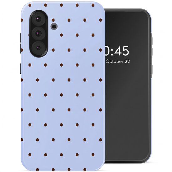 Selencia Hoesje - Geschikt voor Samsung Galaxy A36 / A56 (5G) - Backcover - Happy Dots Digital Sky