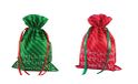 Viscio Trading 177949 Vrolijk kerstzakje, Stof/Weefsel, Multi kleuren, 0,5 x 20 x 30 cm