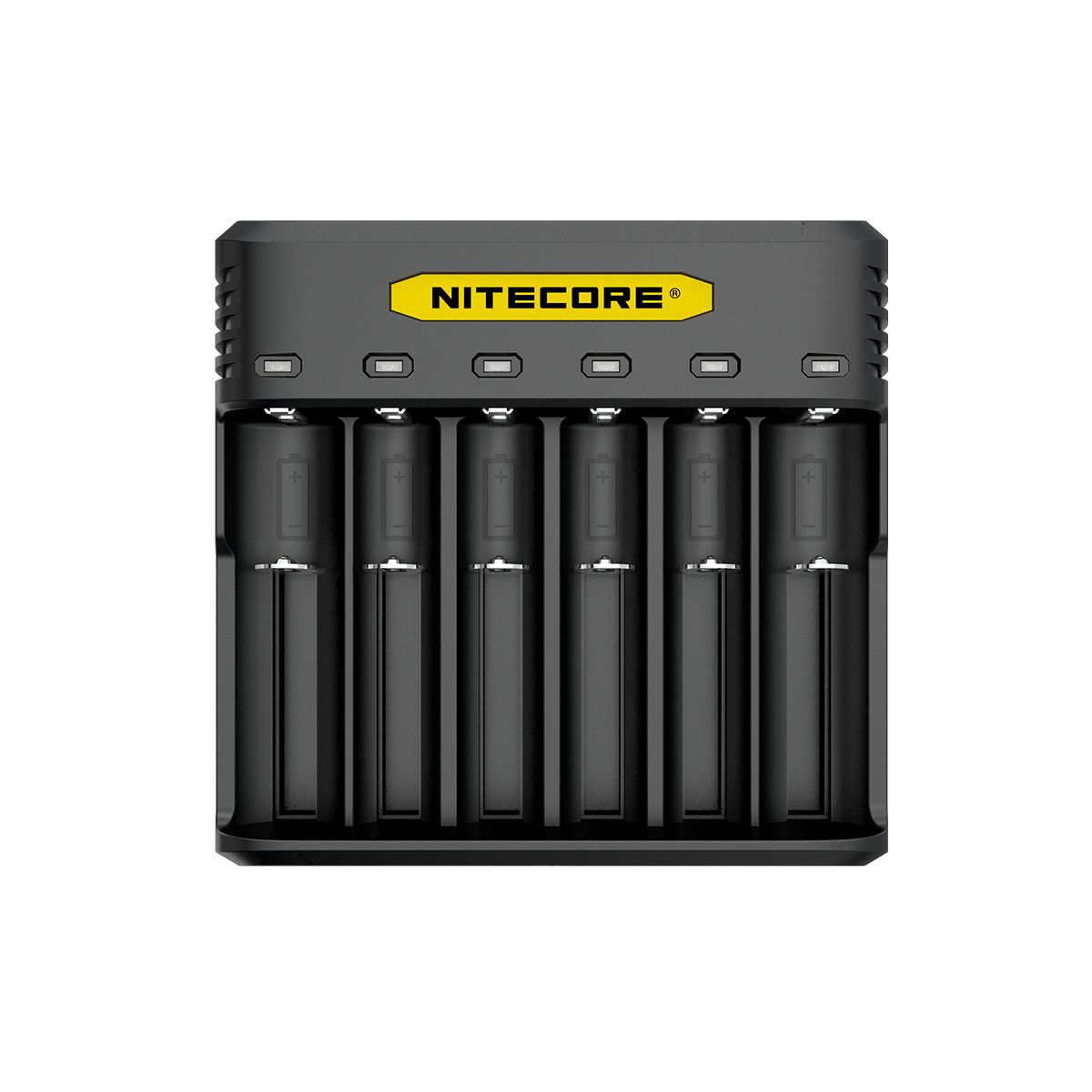 Nitecore Q6 - Batterij-oplader - Lithium-Ion (Li-Ion) - 6 batterijen - Zwart
