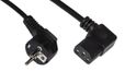LINK LKSK30N stroomkabel Duitse stekker 16 A 90 graden - IEC C13 bus 90 graden 3 m