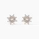 Lorraine Boucles D'oreilles Puces Argent Rose Oxyde De Zirconium