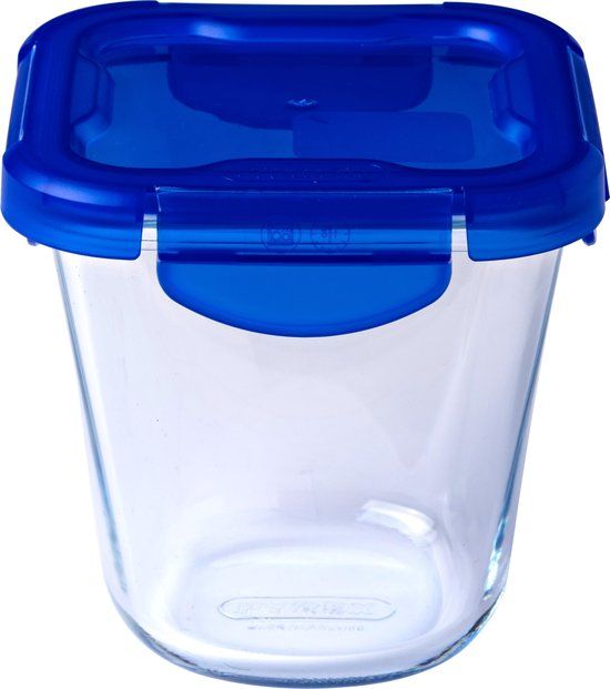 Pyrex Cook & Go - Schaal - 0.8 liter - Vierkant - Met deksel - Transparant