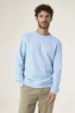 Garcia Heren Effen Sweater Blauw Lange mouw