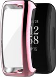 By Qubix Qubix Fitbit Inspire 2 TPU Case (Volledig Beschermd) - Roze